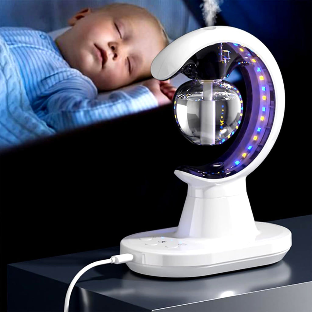 Portable 3-in-1 Air Humidifier | LED Ambient Lamp & Mosquito Repellent for Home & Bedroom