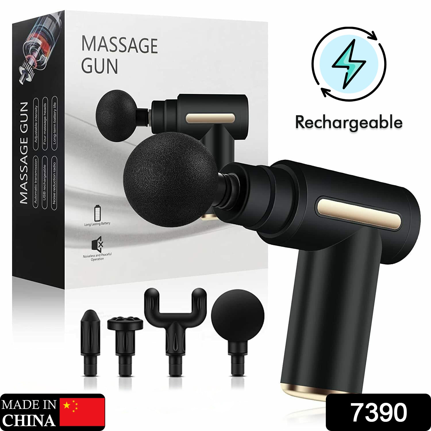 Rechargeable Portable Muscle Pain Relief Massager