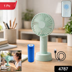 Portable Handheld Fan – Lightweight & Rechargeable Cooling | Storenzo