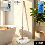 Turbo Spin Mop Pipe Set – Durable 130 cm Replacement Handle