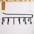Double-Row Metal Cup Holder Rack – Space-Saving Kitchen Organizer