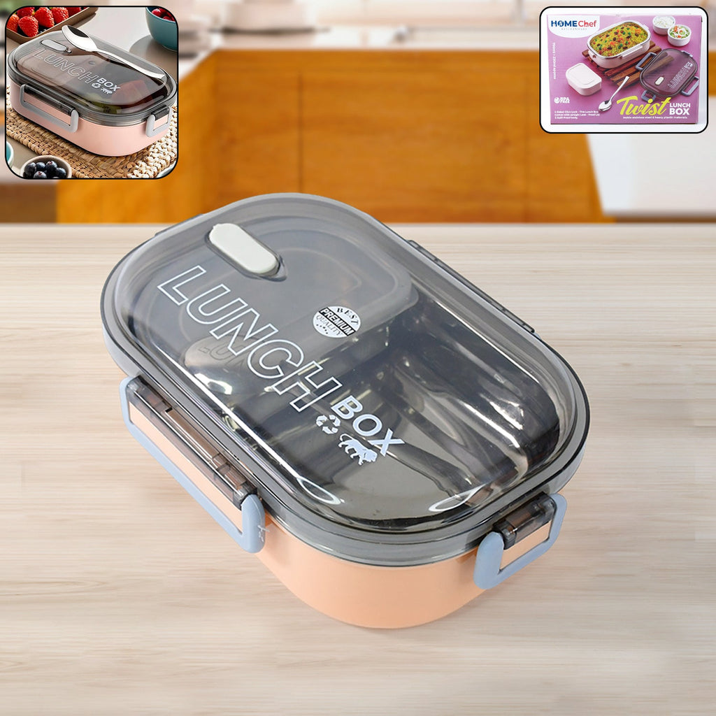 Leak-Proof Stainless Steel Lunch Box – Premium & Airtight