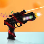 LED Flashing Sound Laser Toy Gun – Space Blaster with Lights & Music
