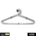 Stainless Steel Cloth Hanger (Set of 12) – Durable & Non-Slip | FreshAura Homeware