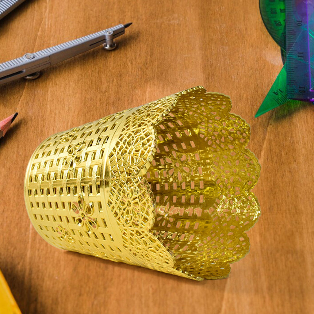 Metal Mesh Pen Holder – Durable Office Desk Organizer Stand
