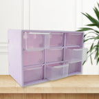 Jewellery Drawer Organizer – Compact 9-Compartment Plastic Storage