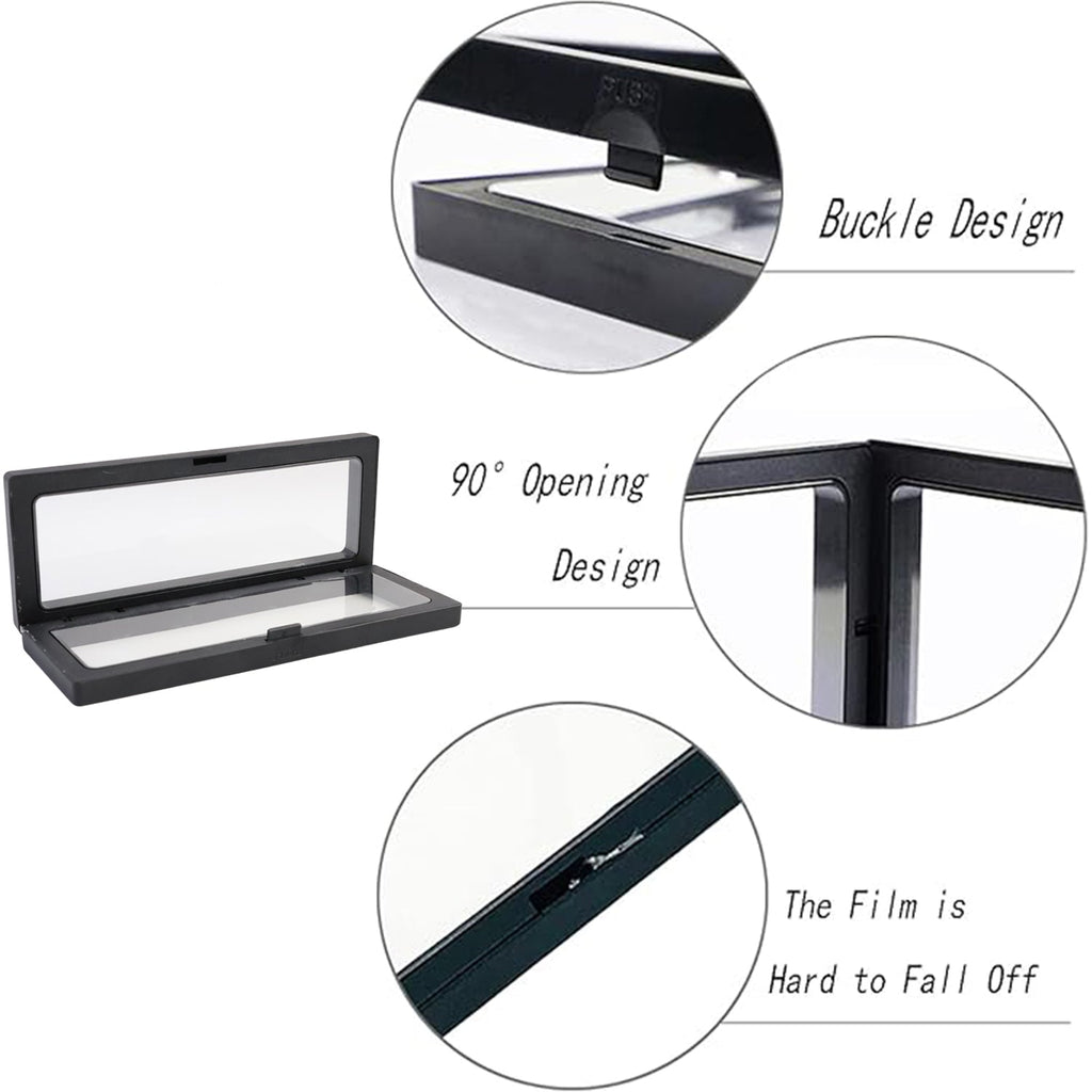 Jewellery Display Box – Transparent Floating Magnetic Frame 23x9 cm