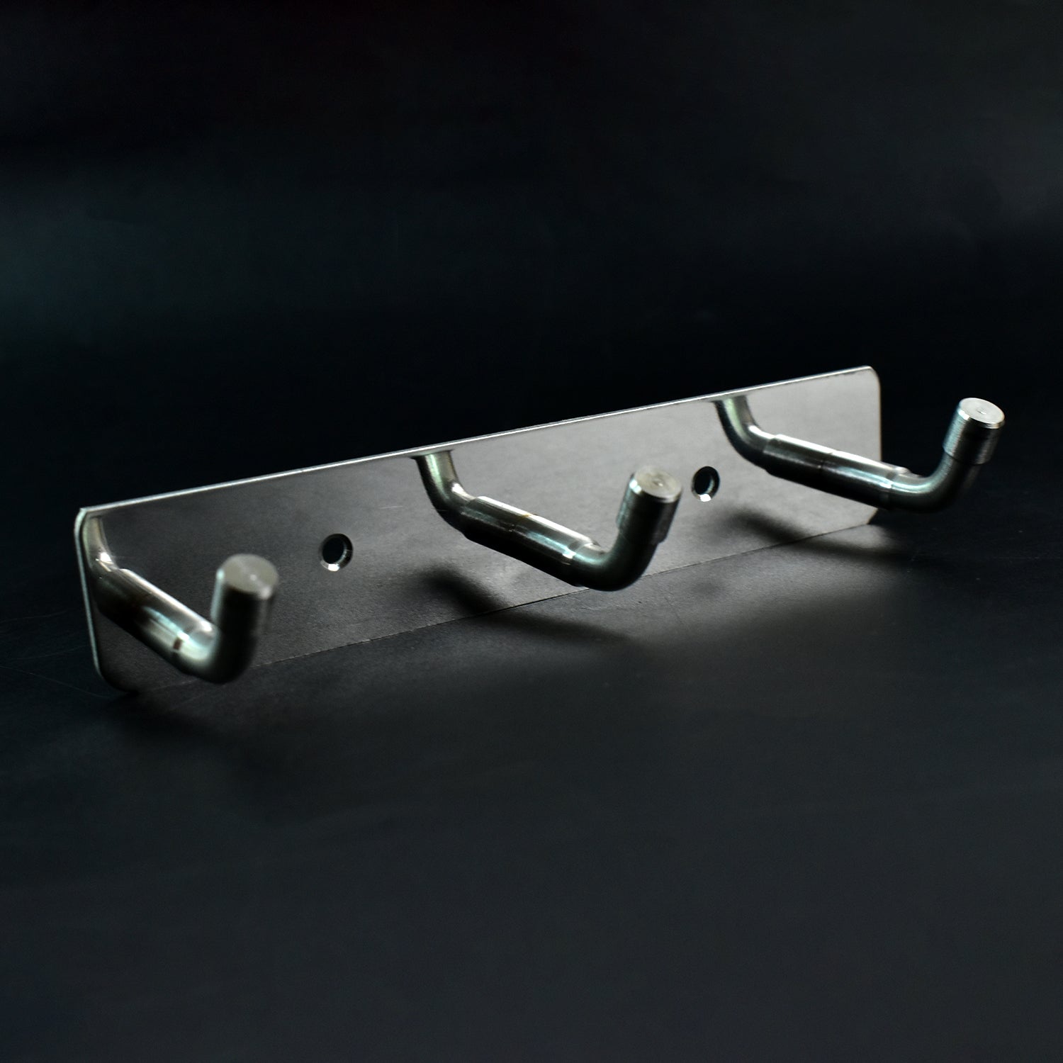 Stainless Steel Wall Mounted Coat Hook Rack – 3 Durable Hooks