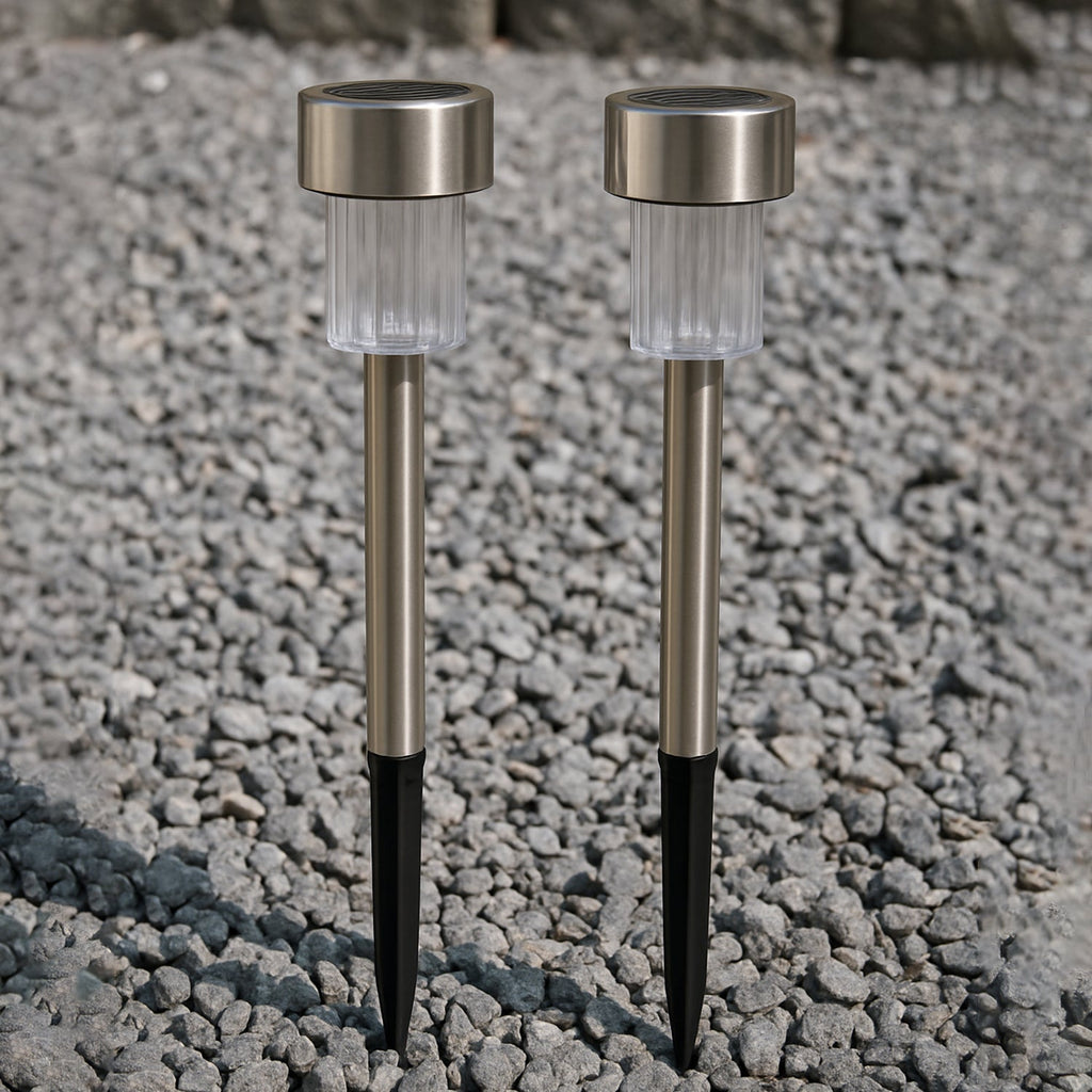 Solar Garden Pathway Lights – Durable Stainless Steel Outdoor LEDs