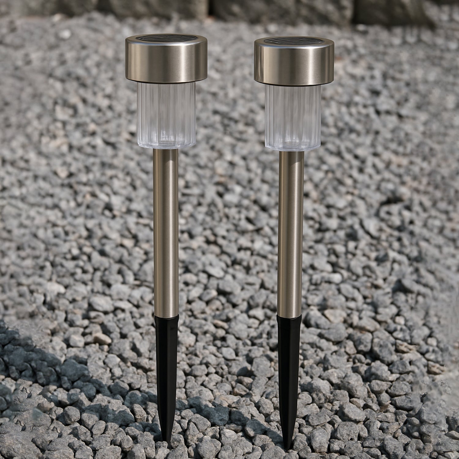 Solar Garden Pathway Lights – Durable Stainless Steel Outdoor LEDs