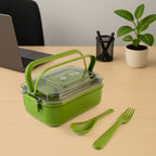 Magic Lunch Box – Leakproof Compartments with Spoon-Fork Set