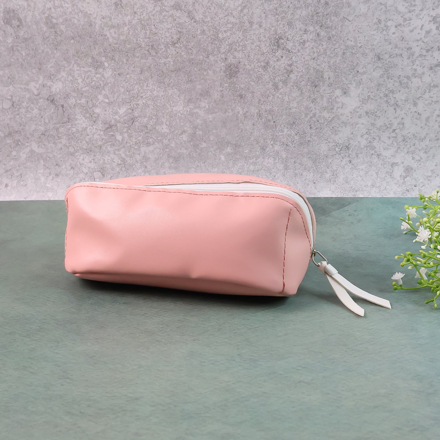Cosmetic & Pencil Pouch – Durable PU Leather Travel Organizer