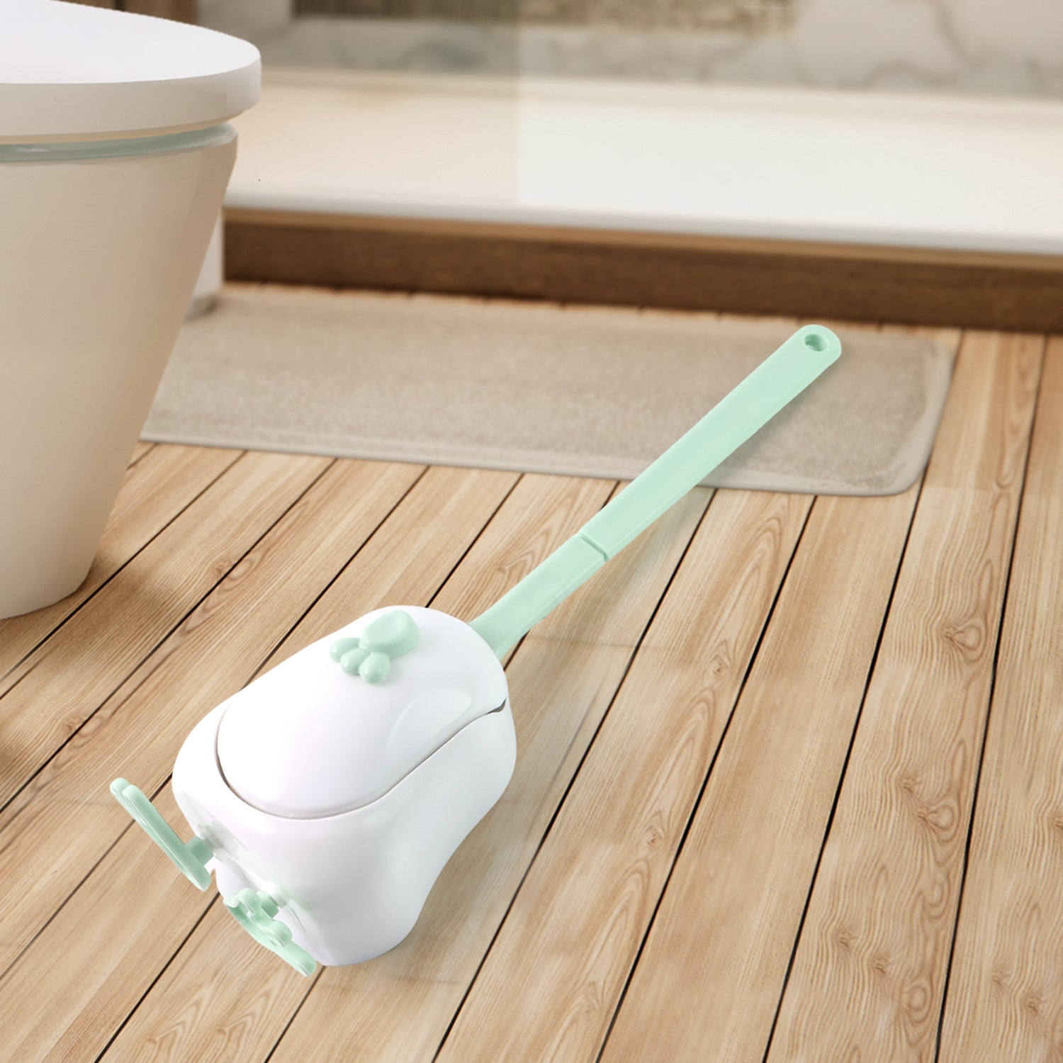Silicone Toilet Brush Set – Flexible, Quick-Dry & Hygienic