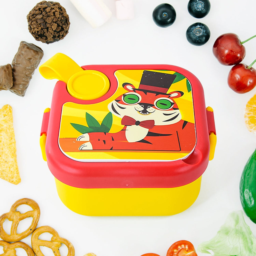 Kids Stainless Steel Lunch Box – Leakproof Tiger Design