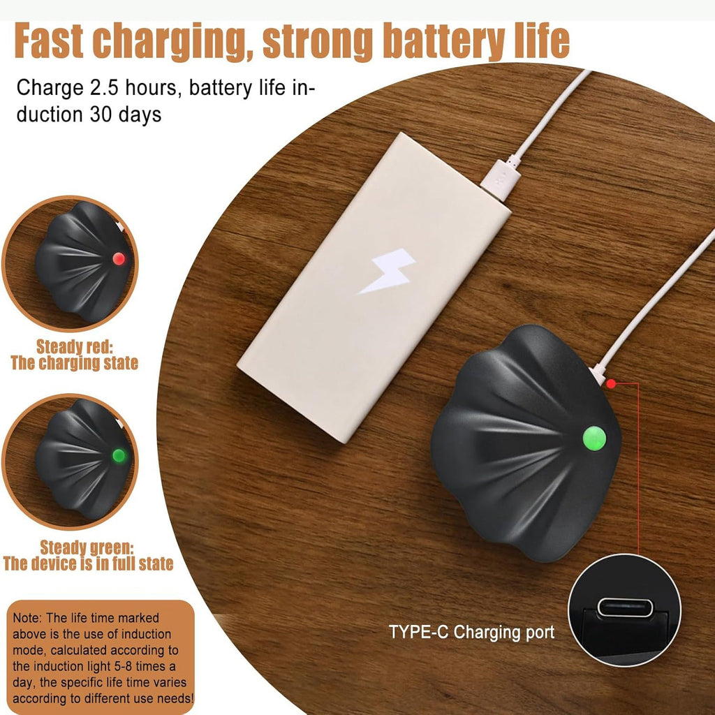 Motion Sensor Night Light – Shell-Shaped Soft Glow LED