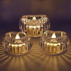 Heart-Shaped LED Flameless Candles – Safe Romantic Glow Set