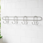 Heavy Duty Wall Mounted Hook Rack – Durable Stainless Steel Organizer