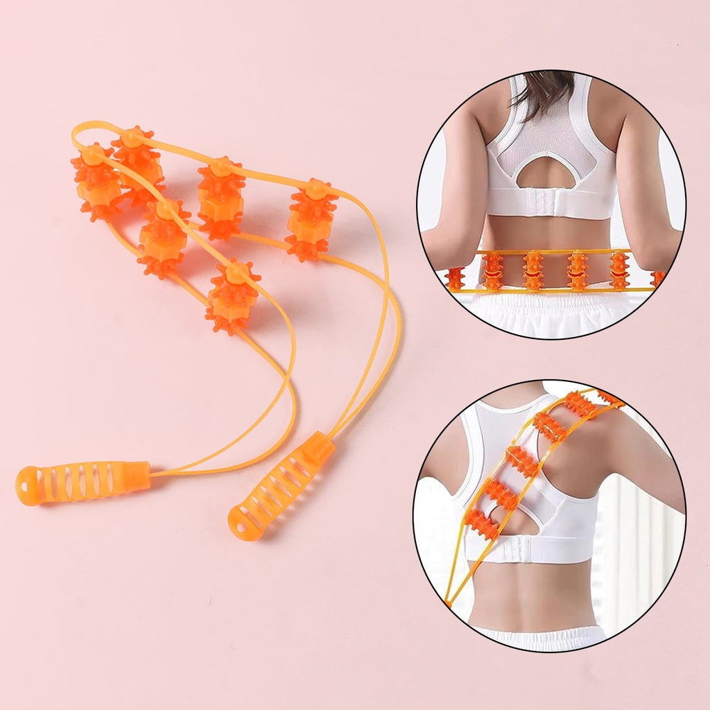 Back Massage Roller Rope Ð Portable Pain Relief & Muscle Relaxation