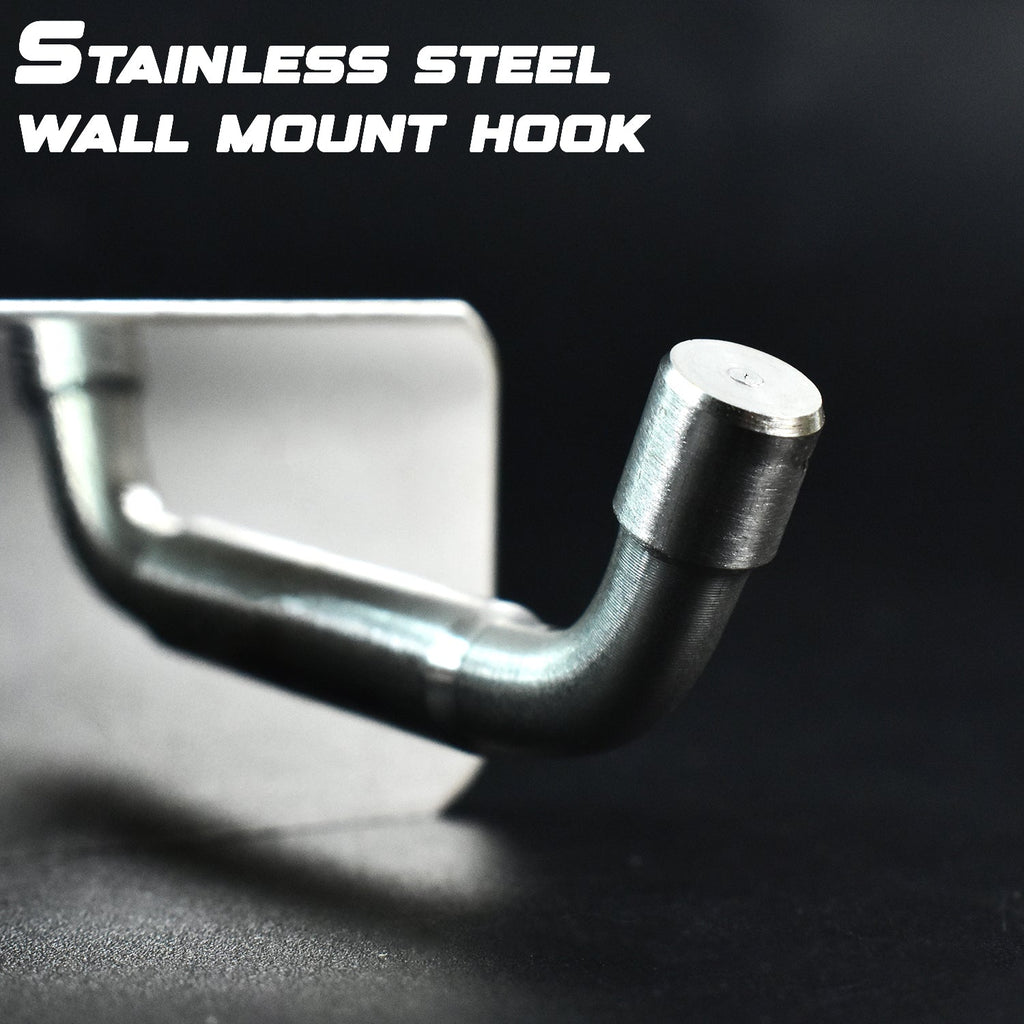Stainless Steel Wall Mounted Coat Hook Rack – 3 Durable Hooks