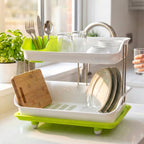 Kitchen Dish Drying Rack – Space-Saving Multi-Tier Design for Organized Countertops