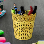 Metal Mesh Pen Holder – Durable Office Desk Organizer Stand