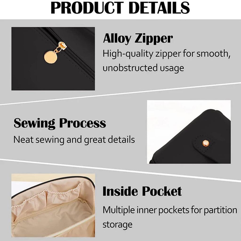 Waterproof Travel Makeup Organizer Pouch – Compact & Durable