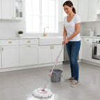 Turbo Spin Mop Pipe Set – Durable 130 cm Replacement Handle