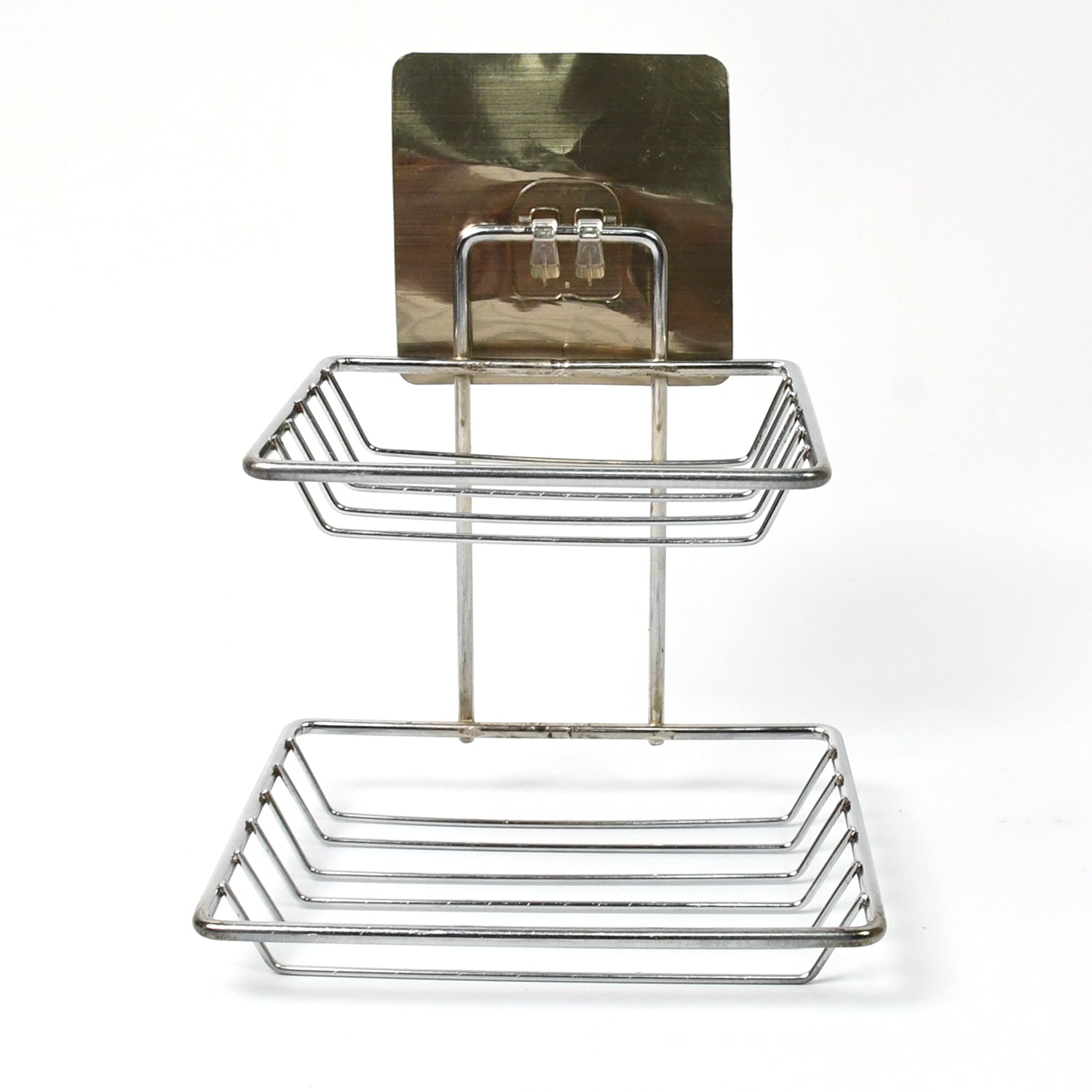 Wall Mounted Soap Dish – Stainless Steel with Hooks | Velvet Organizers