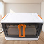Plastic Folding Wardrobe Organizer – Space-Saving Storage with Wheels
