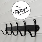 Double-Row Metal Cup Holder Rack – Space-Saving Kitchen Organizer
