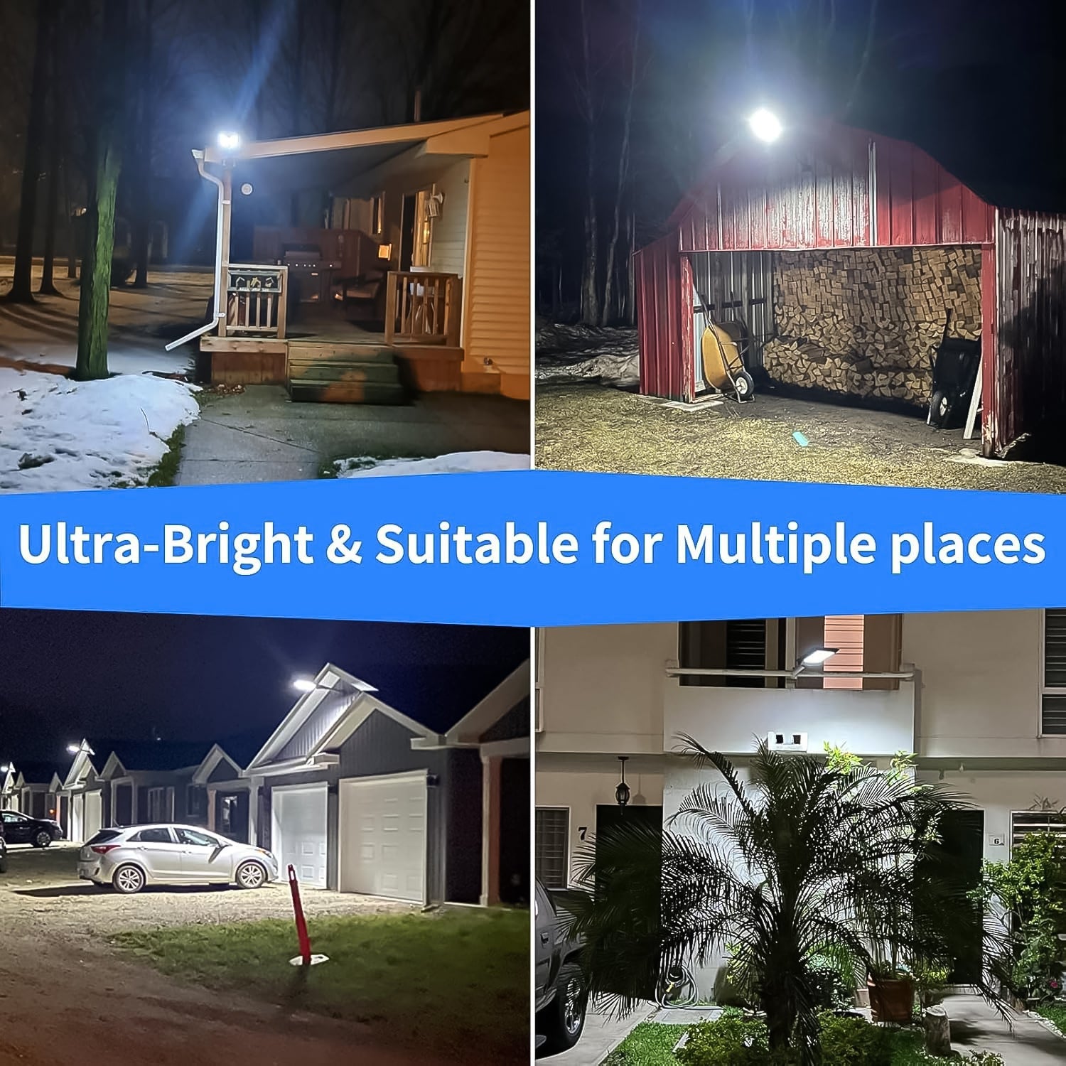 Solar LED Street Light – High-Powered Motion Sensor & Remote Control