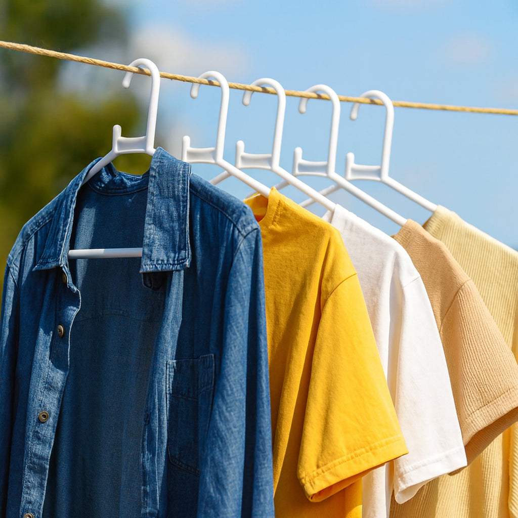 Plastic Clothes Hangers – Durable & Space-Saving Set of 6