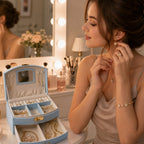 Jewelry Storage Box Ð Multi-Layer Organizer with Mirror for Elegant Storage