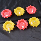 Water Sensor LED Diya Set – Flameless, Auto On/Off (6 Pc)