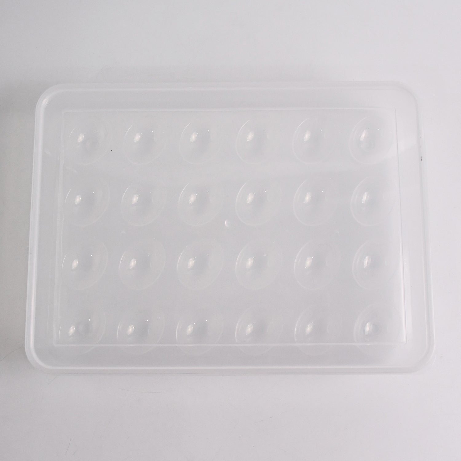 Plastic Egg Storage Container – Clear 24-Grid Fridge Organizer
