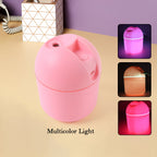 USB Mini Air Humidifier – Portable 250ml Quiet Cool Mist with LED
