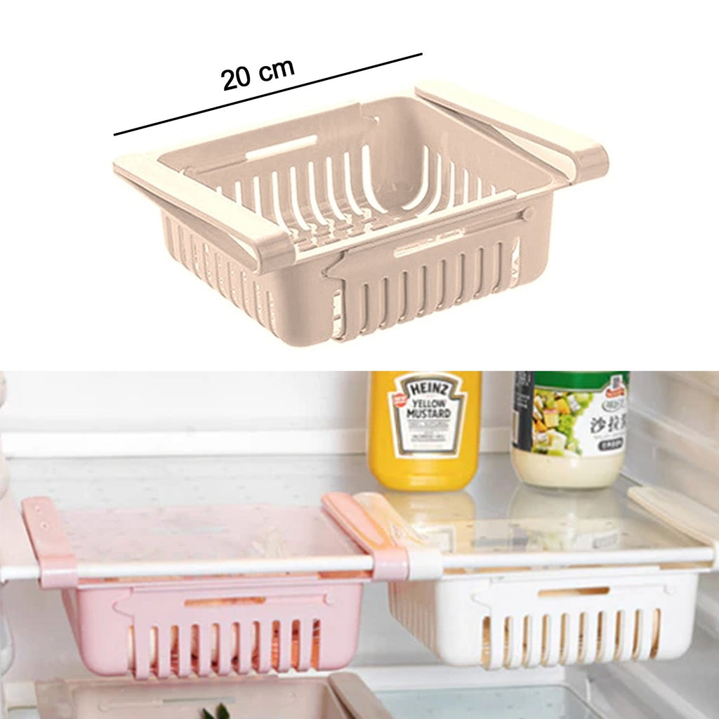 Fridge Organizer Drawer – Adjustable Storage Baskets (4-Pc Set) | Organivo
