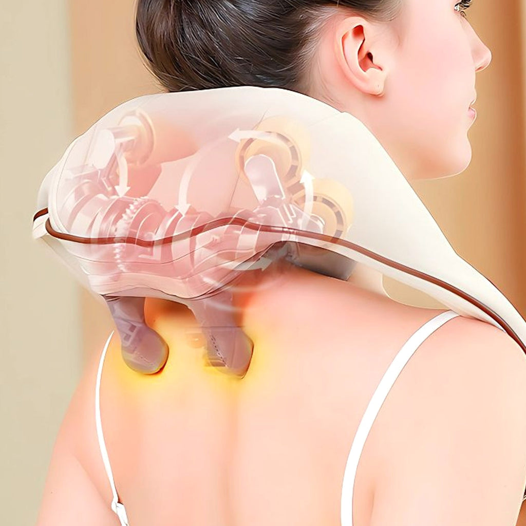 Neck & Shoulder Massager Belt – Ergonomic Pain Relief Medium