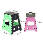 Folding Stool 18-inch – Portable & Sturdy | TinyTrendy