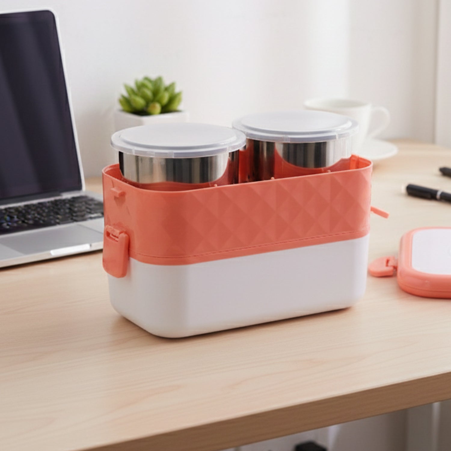 Electric Heated Lunch Box – Leakproof Stainless Steel Meal Warmer