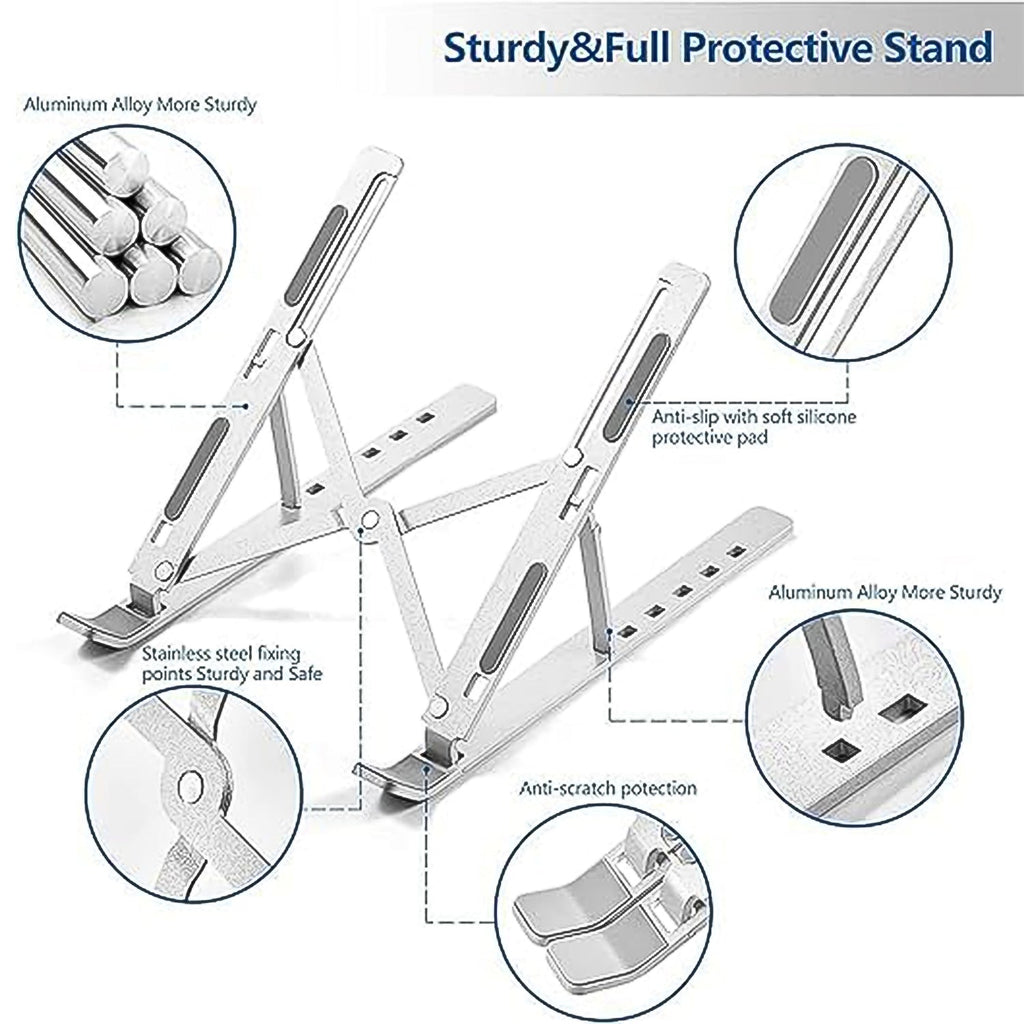 Foldable Ergonomic Laptop Stand