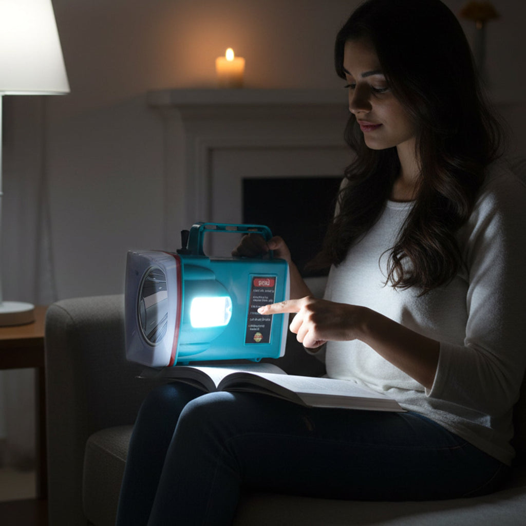 Rechargeable LED Torch – Long-Range, High Brightness & Portable