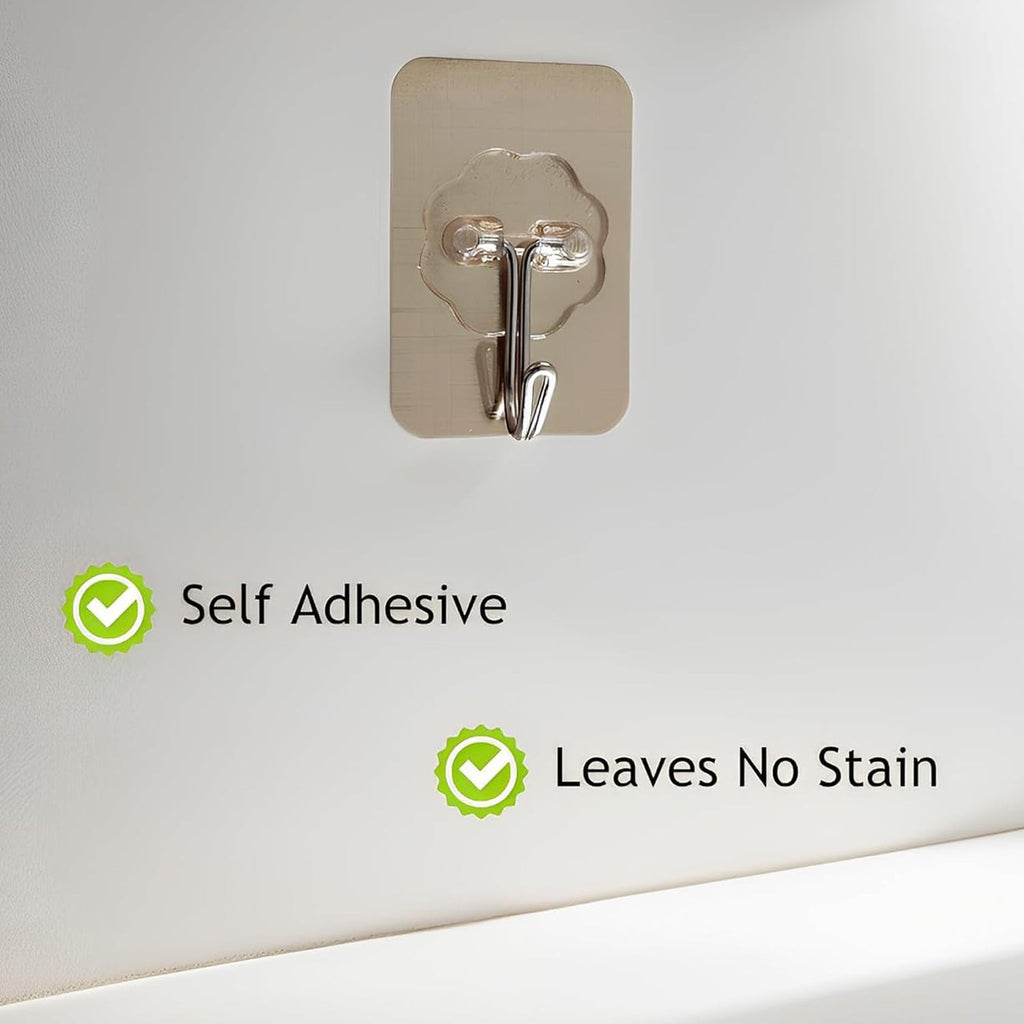 Adhesive Wall Hook – Waterproof, Oil-Proof & Reusable Utility Hook