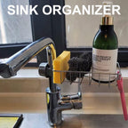 Stainless Steel Sink Caddy Organizer – Durable Clamp-On Holder