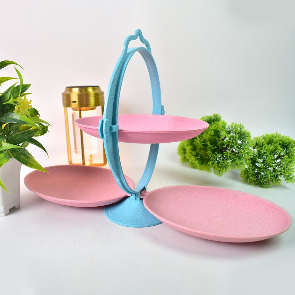 Foldable Fruit Plate Ð Space-Saving Multi-Use Kitchen Organizer