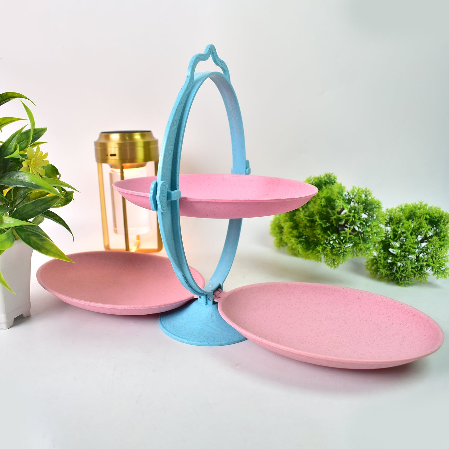 Foldable Fruit Plate Ð Space-Saving Multi-Use Kitchen Organizer
