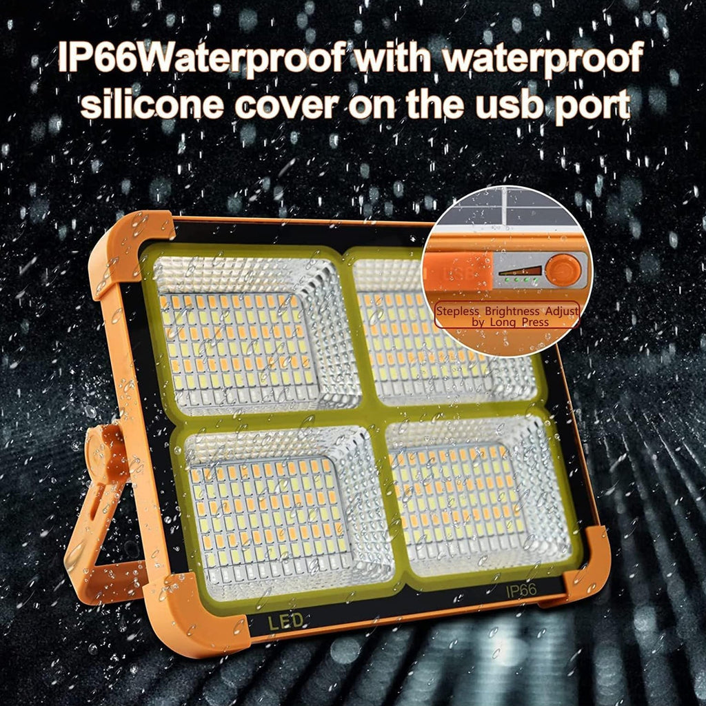 Solar LED Flood Light – High Brightness & Portable Power Bank