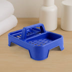 Double Soap Dish Stand – 2-in-1 with Handle & Drainage
