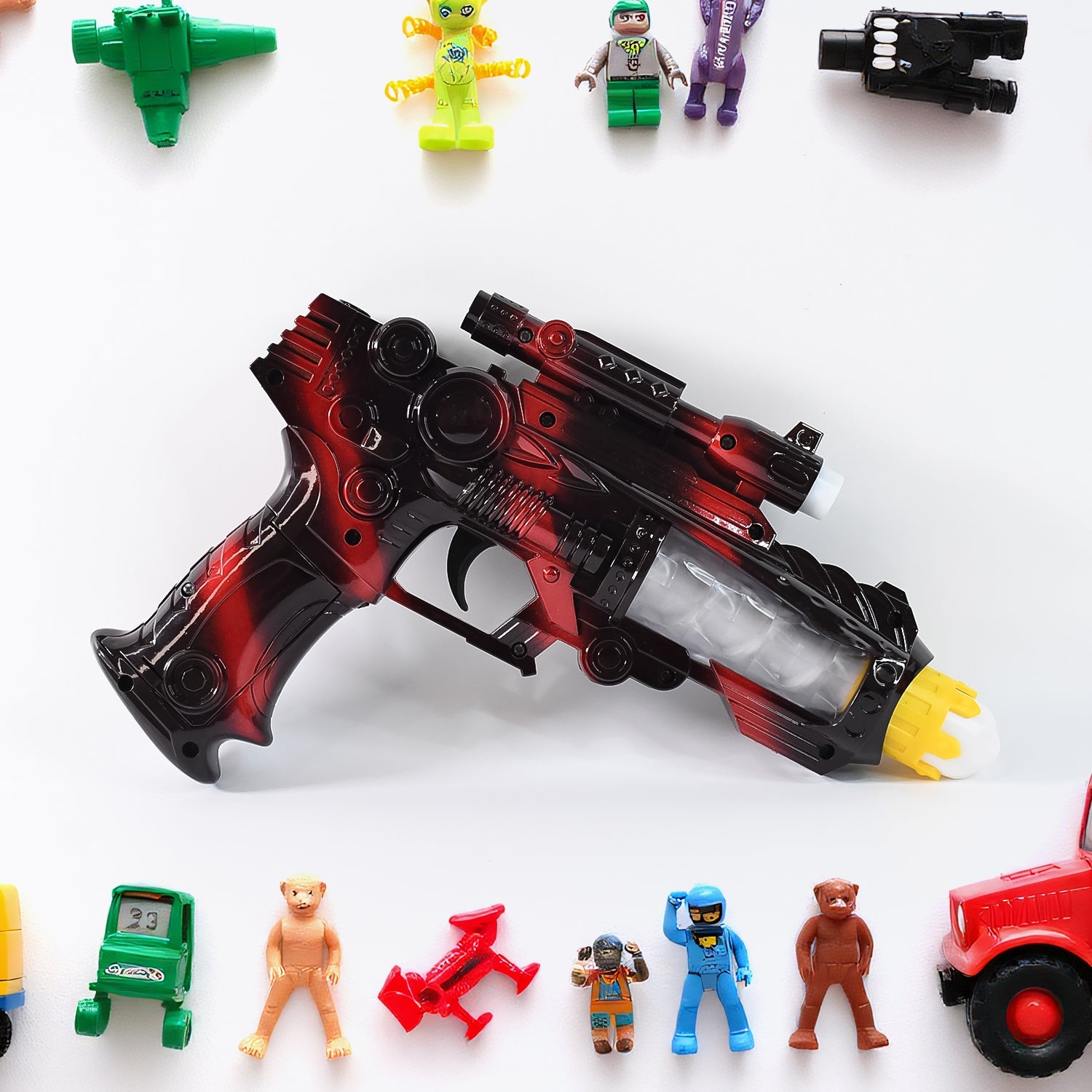 LED Flashing Sound Laser Toy Gun – Space Blaster with Lights & Music