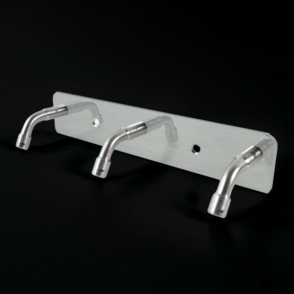 Stainless Steel Wall Mounted Coat Hook Rack – 3 Durable Hooks